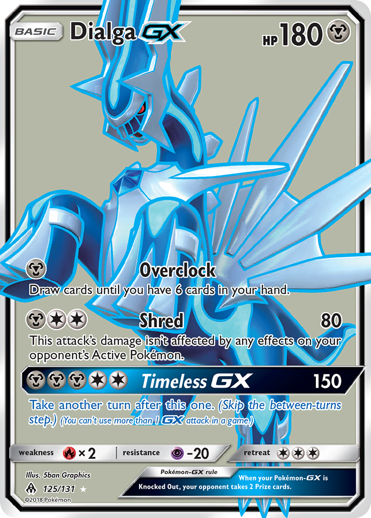 Dialga GX (125/131) [Sun & Moon: Forbidden Light] - Destination Retro