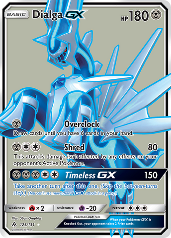 Dialga GX (125/131) [Sun & Moon: Forbidden Light] - Destination Retro