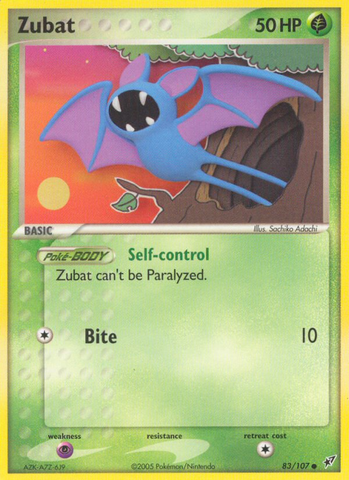 Zubat (83/107) [EX: Deoxys] - Destination Retro