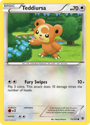 Teddiursa (75/101) [Black & White: Plasma Blast] - Destination Retro