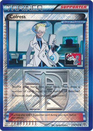 Colress (118/135) (League Promo) [Black & White: Plasma Storm] - Destination Retro