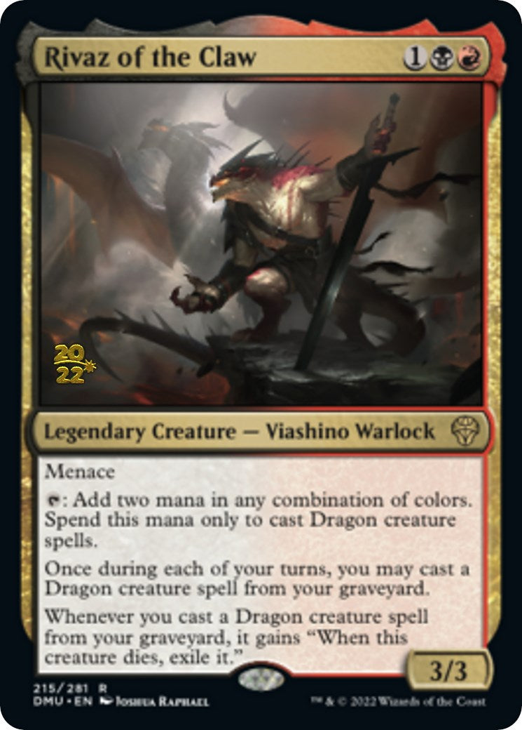 Rivaz of the Claw [Dominaria United Prerelease Promos] - Destination Retro