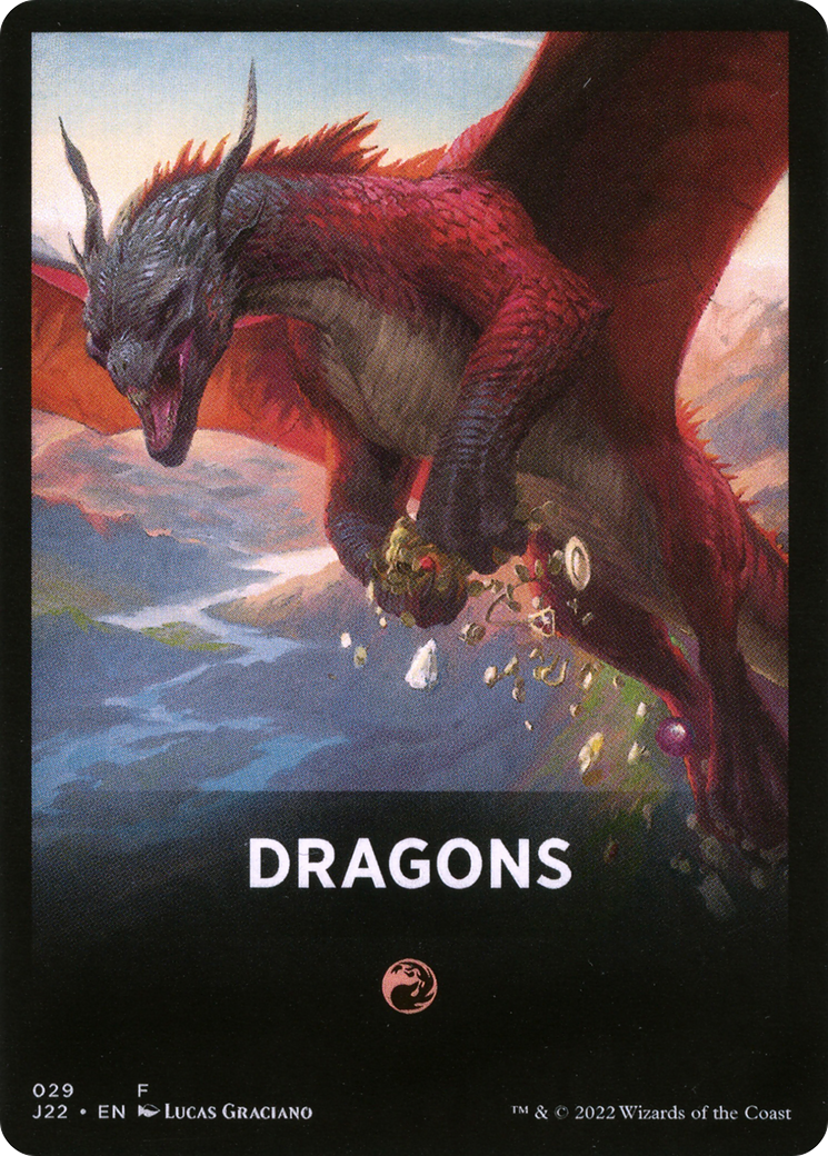 Dragons Theme Card [Jumpstart 2022 Front Cards] - Destination Retro