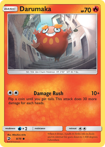 Darumaka (8/70) [Sun & Moon: Dragon Majesty] - Destination Retro