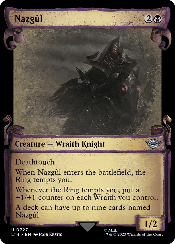 Nazgul (0727) [The Lord of the Rings: Tales of Middle-Earth Showcase Scrolls] - Destination Retro