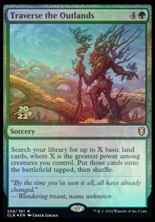 Traverse the Outlands [Commander Legends: Battle for Baldur's Gate Prerelease Promos] - Destination Retro
