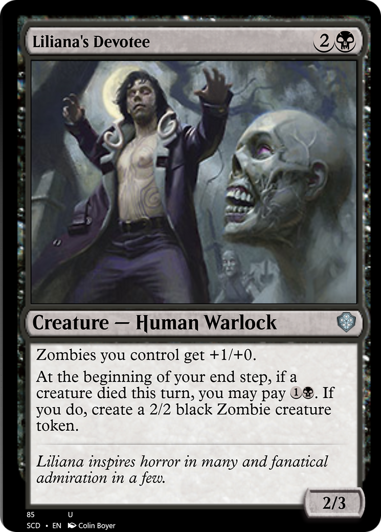 Liliana's Devotee [Starter Commander Decks] - Destination Retro
