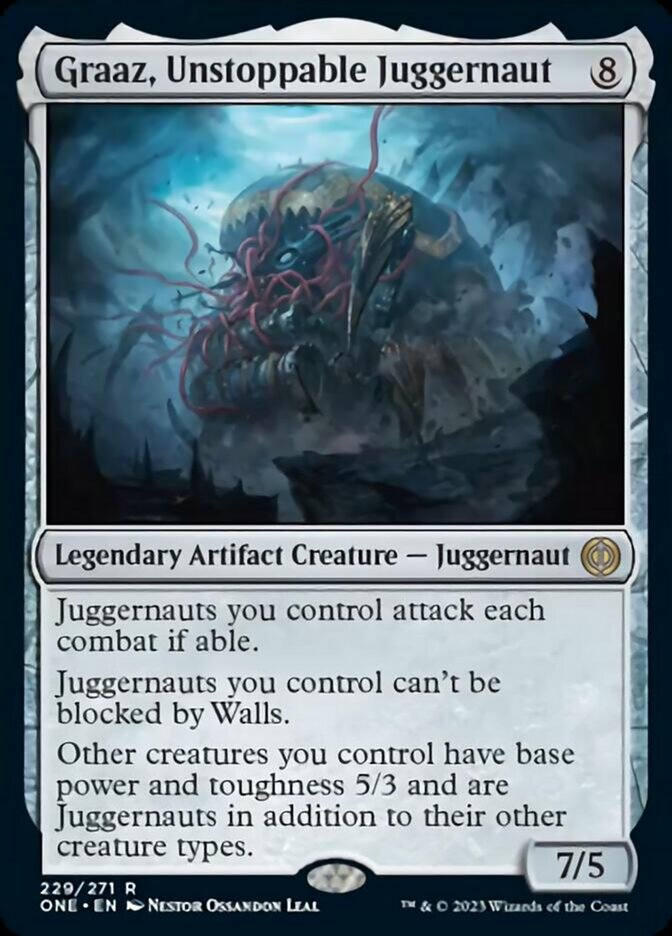 Graaz, Unstoppable Juggernaut [Phyrexia: All Will Be One] - Destination Retro