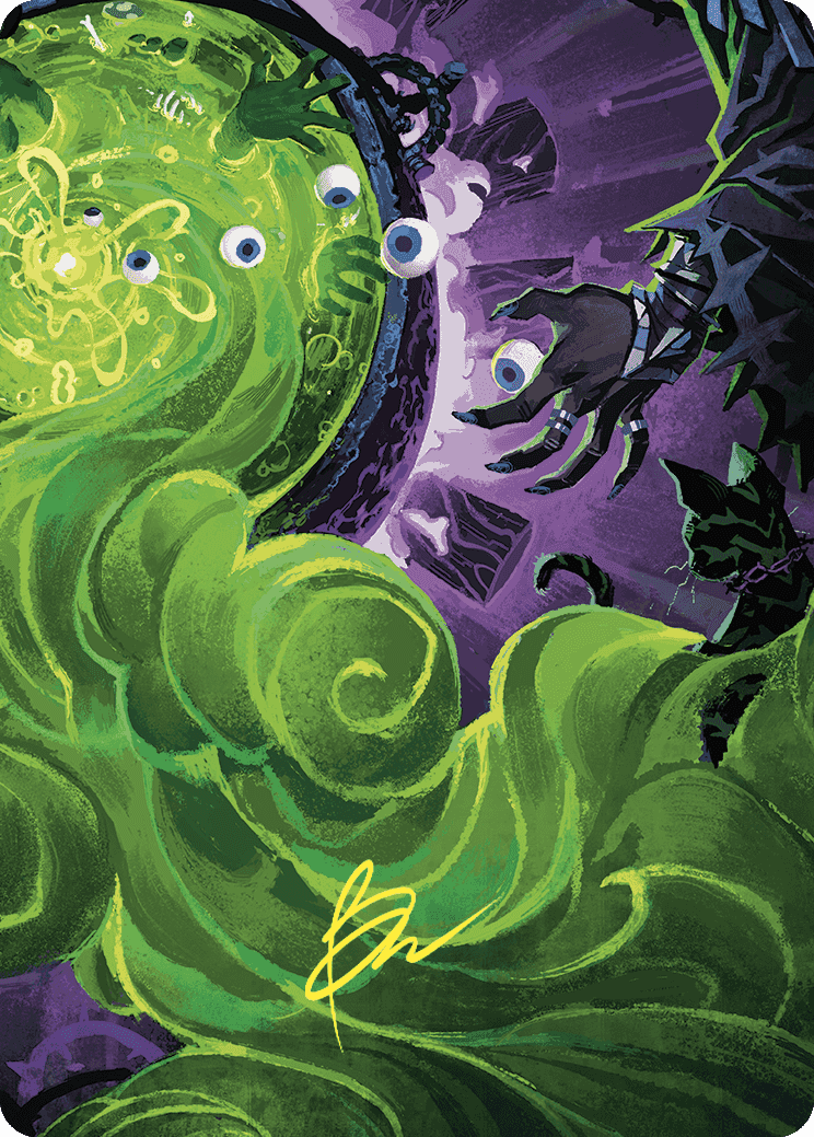 Waste Not Art Card (Gold-Stamped Signature) [Wilds of Eldraine Art Series] - Destination Retro