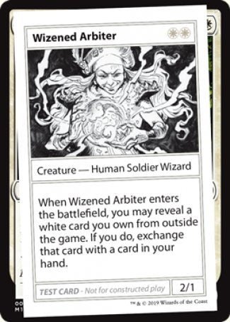 Wizened Arbiter (2021 Edition) [Mystery Booster Playtest Cards] - Destination Retro