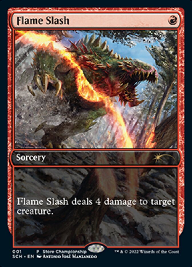 Flame Slash (Extended Art) [Store Championships 2022] - Destination Retro
