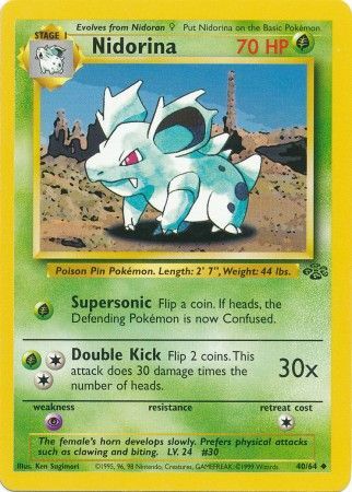 Nidorina (40/64) [Jungle Unlimited] - Destination Retro