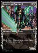 Coppercoat Vanguard (Showcase Halo Foil) [March of the Machine: The Aftermath] - Destination Retro