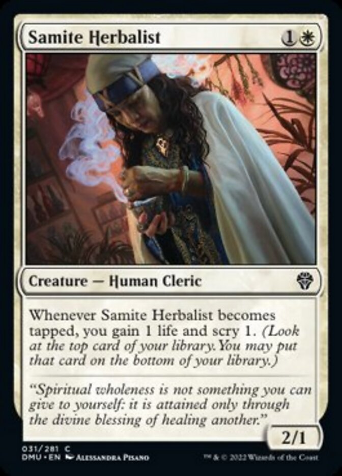 Samite Herbalist [Dominaria United] - Destination Retro