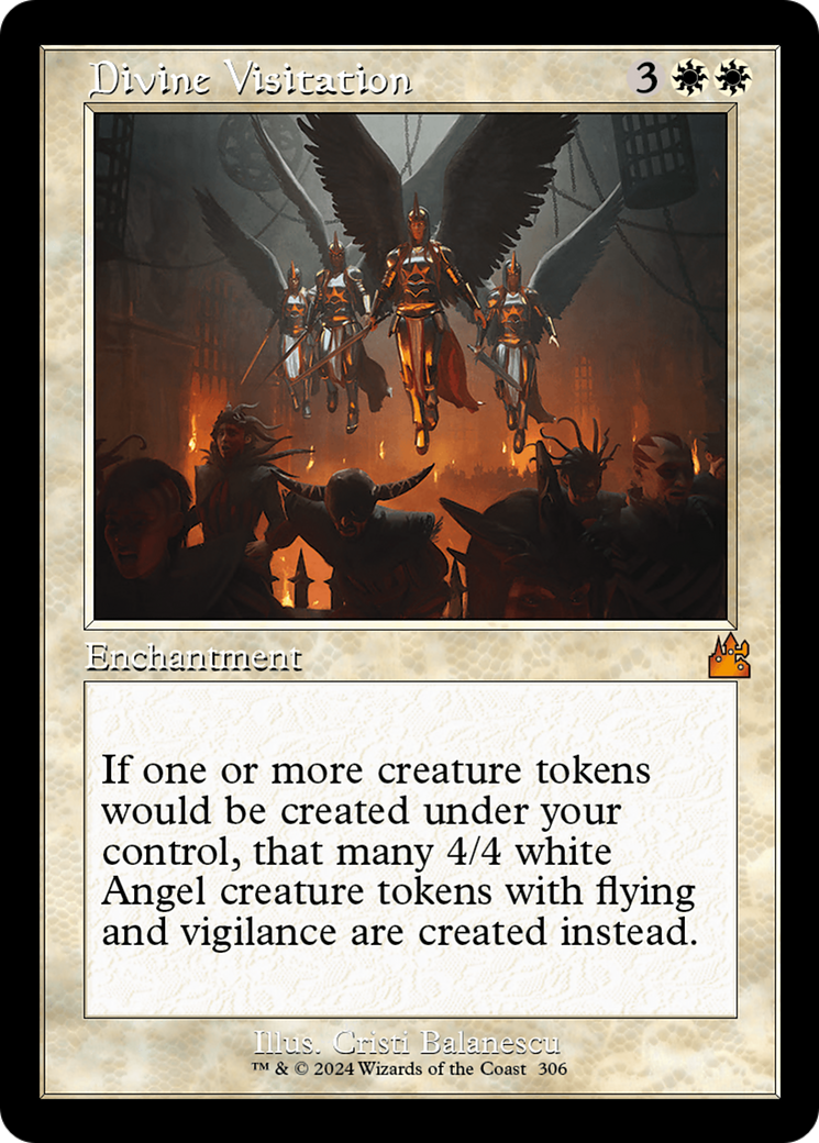 Divine Visitation (Retro Frame) [Ravnica Remastered] - Destination Retro