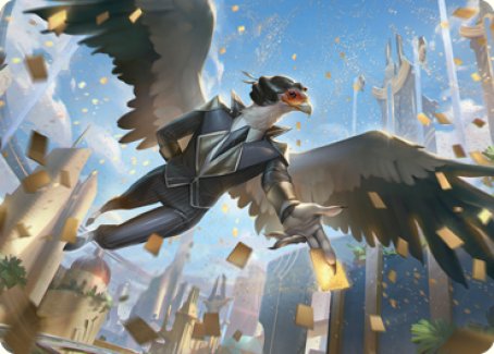 Skyboon Evangelist Art Card [Streets of New Capenna Art Series] - Destination Retro