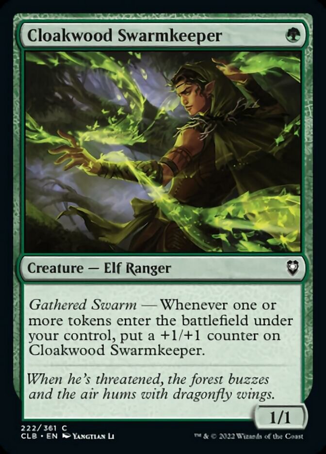 Cloakwood Swarmkeeper [Commander Legends: Battle for Baldur's Gate] - Destination Retro