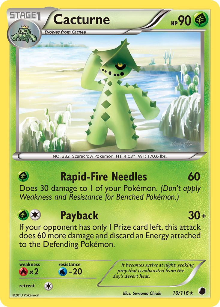 Cacturne (10/116) [Black & White: Plasma Freeze] - Destination Retro