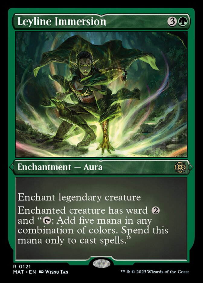 Leyline Immersion (Foil Etched) [March of the Machine: The Aftermath] - Destination Retro