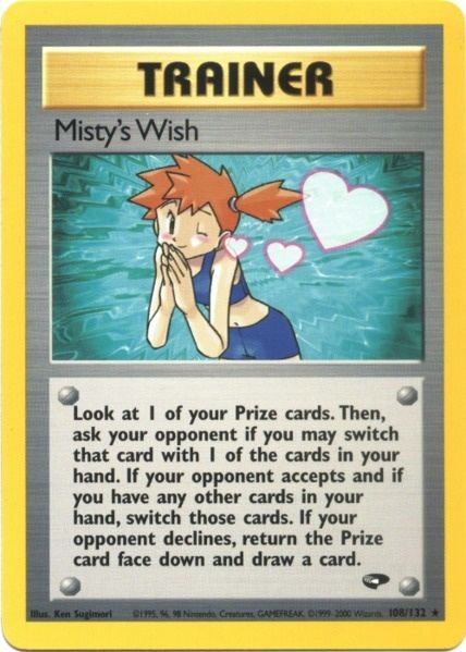 Misty's Wish (108/132) [Gym Challenge Unlimited] - Destination Retro
