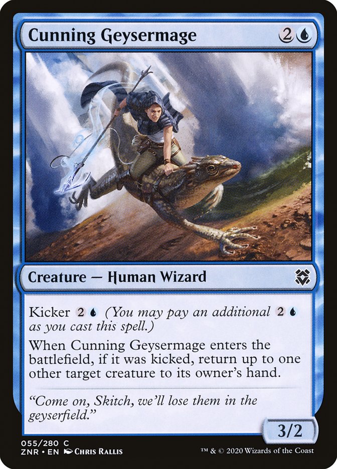 Cunning Geysermage [Zendikar Rising] - Destination Retro