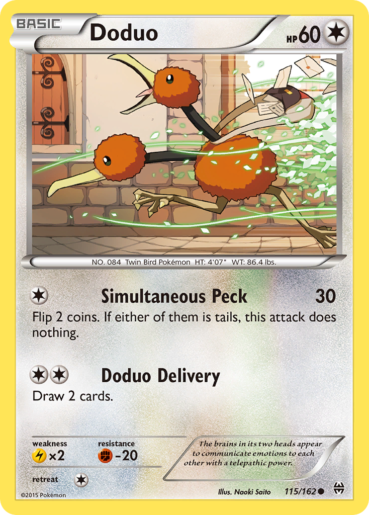 Doduo (115/162) [XY: BREAKthrough] - Destination Retro