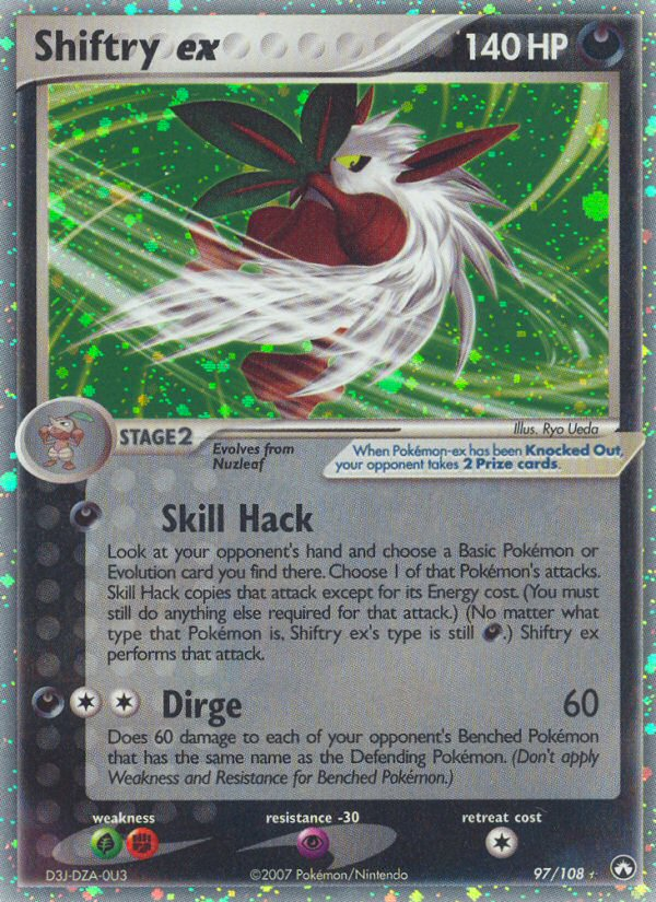 Shiftry ex (97/108) [EX: Power Keepers] - Destination Retro