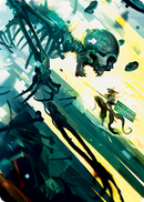 Repel the Vile Art Card [Kamigawa: Neon Dynasty Art Series] - Destination Retro