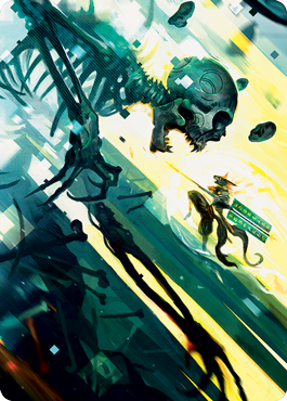 Repel the Vile Art Card [Kamigawa: Neon Dynasty Art Series] - Destination Retro