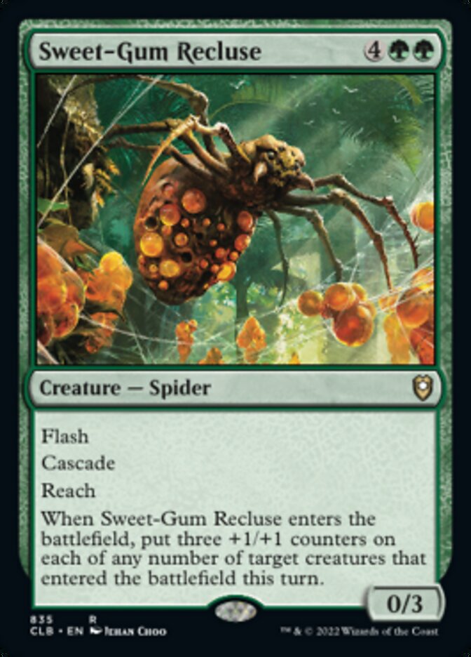 Sweet-Gum Recluse [Commander Legends: Battle for Baldur's Gate] - Destination Retro
