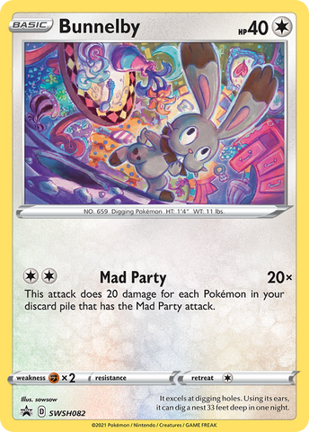 Bunnelby (SWSH082) [Sword & Shield: Black Star Promos] - Destination Retro