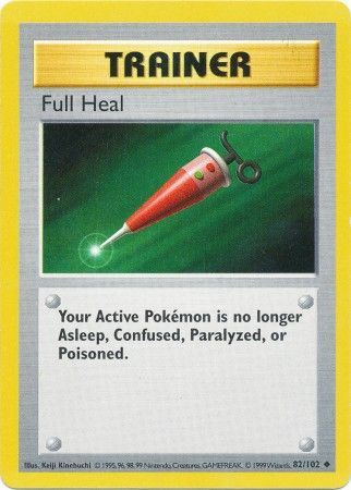 Full Heal (82/102) [Base Set Shadowless Unlimited] - Destination Retro