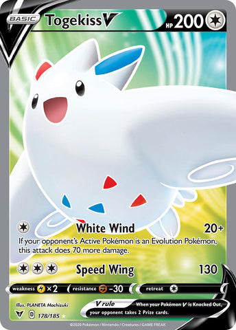 Togekiss V (178) [Sword & Shield: Vivid Voltage] - Destination Retro