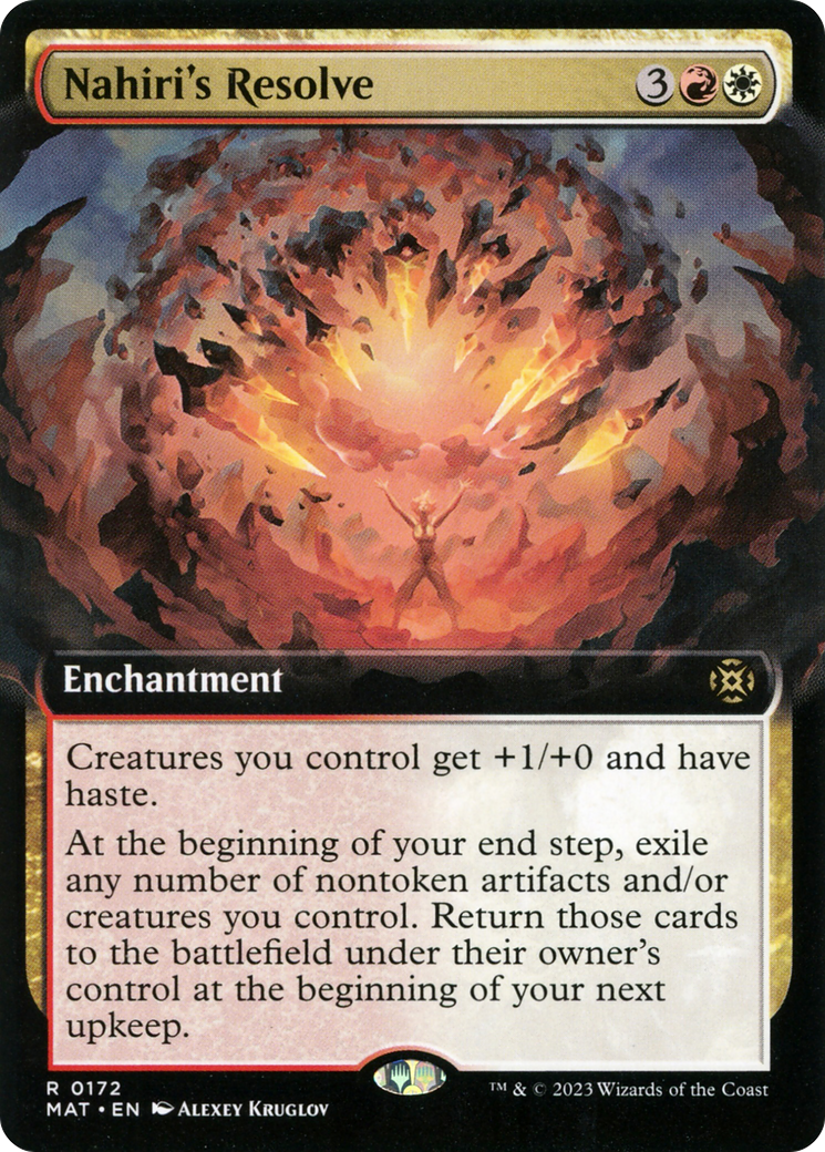 Nahiri's Resolve (Extended Art) [March of the Machine: The Aftermath] - Destination Retro