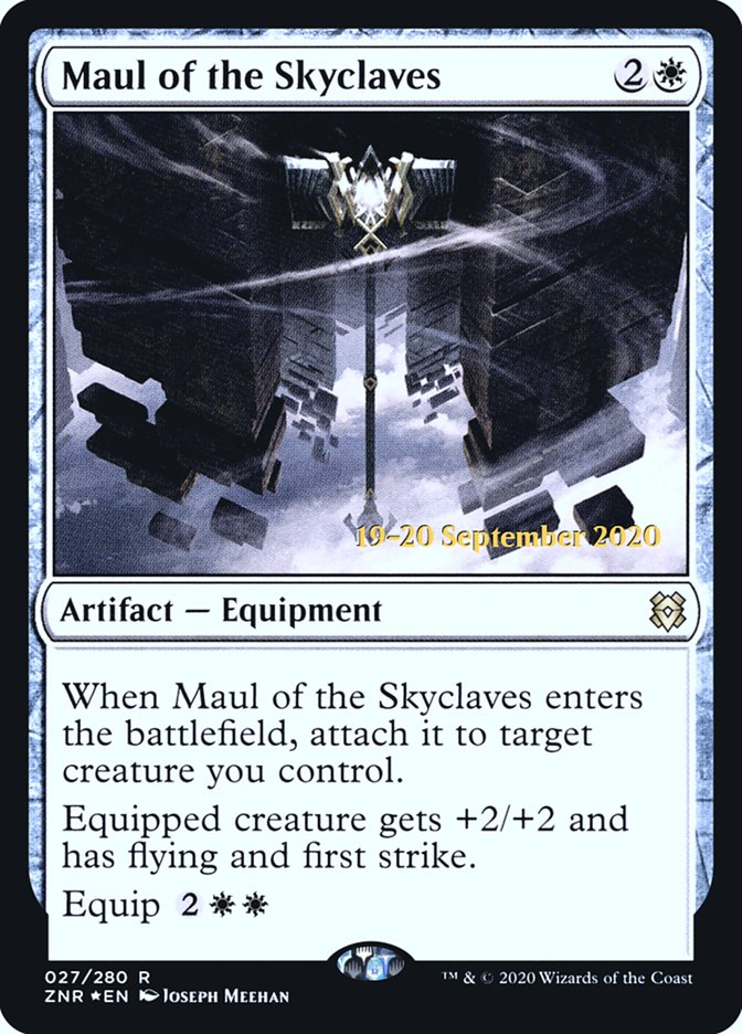 Maul of the Skyclaves  (Prerelease) [Zendikar Rising Prerelease Promos] - Destination Retro