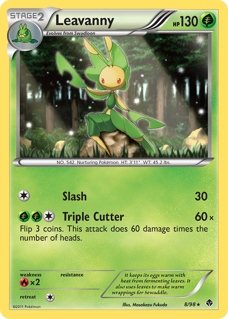 Leavanny (8/98) [Black & White: Emerging Powers] - Destination Retro