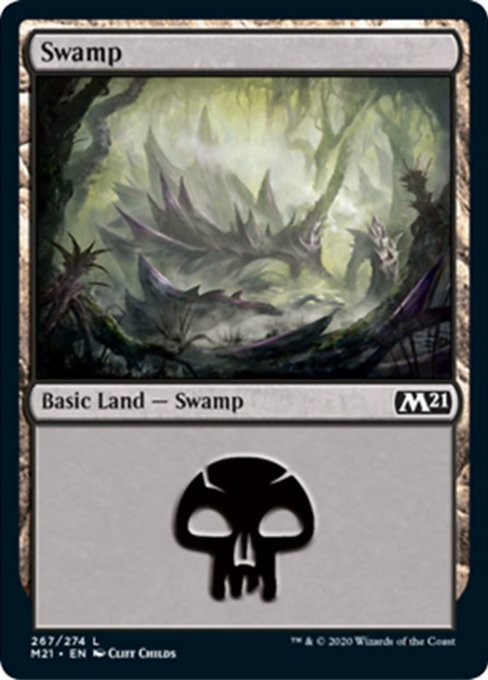 Swamp (267) [Core Set 2021] - Destination Retro