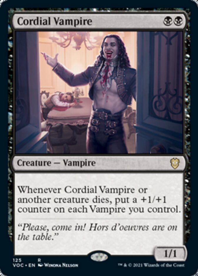 Cordial Vampire [Innistrad: Crimson Vow Commander] - Destination Retro