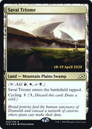Savai Triome  [Ikoria: Lair of Behemoths Prerelease Promos] - Destination Retro