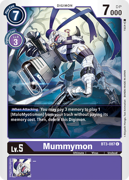 Mummymon [BT3-087] [Release Special Booster Ver.1.5] - Destination Retro