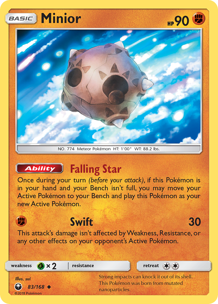 Minior (83/168) [Sun & Moon: Celestial Storm] - Destination Retro