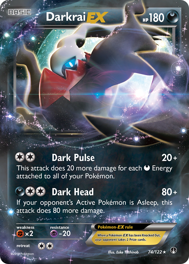 Darkrai EX (74/122) [XY: BREAKpoint] - Destination Retro