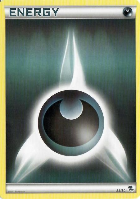 Darkness Energy (28/30) [Black & White: Trainer Kit] - Destination Retro