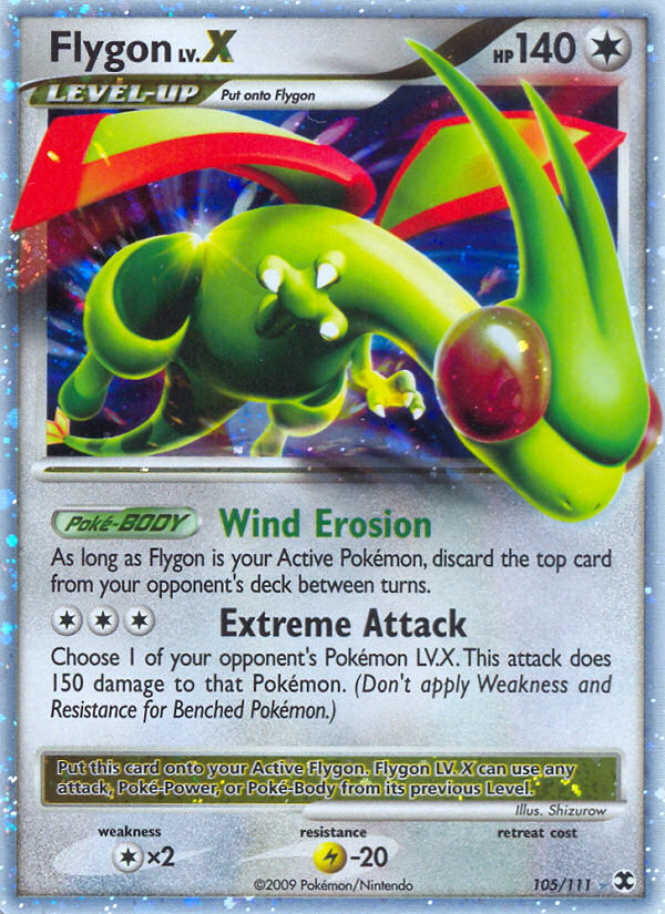 Flygon LV.X (105/111) [Rising Rivals] - Destination Retro