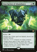 Inscription of Abundance (Extended Art) [Zendikar Rising] - Destination Retro
