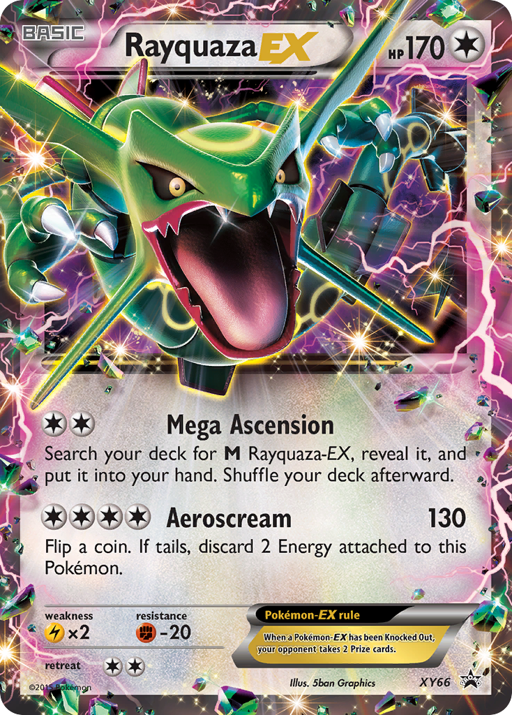 Rayquaza EX (XY66) [XY: Black Star Promos] - Destination Retro