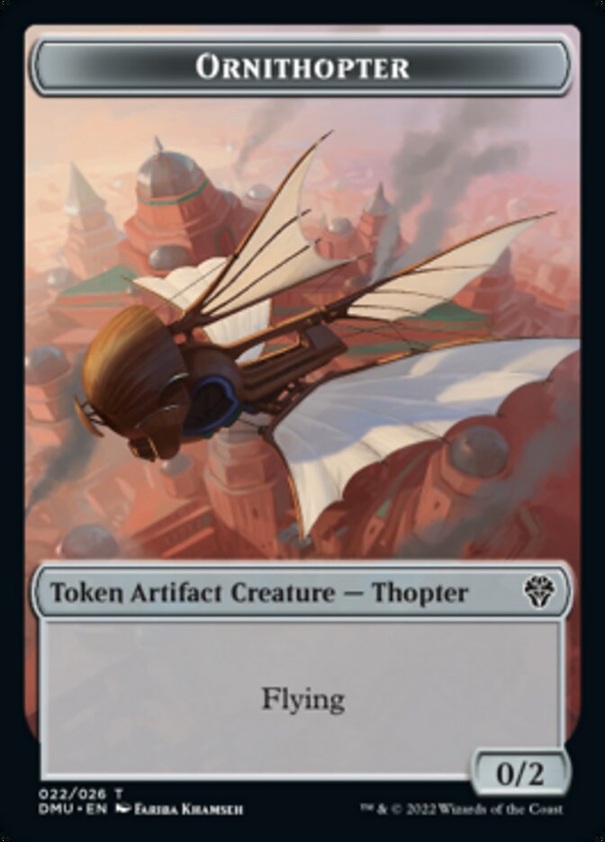 Ornithopter Token [Dominaria United Tokens] - Destination Retro