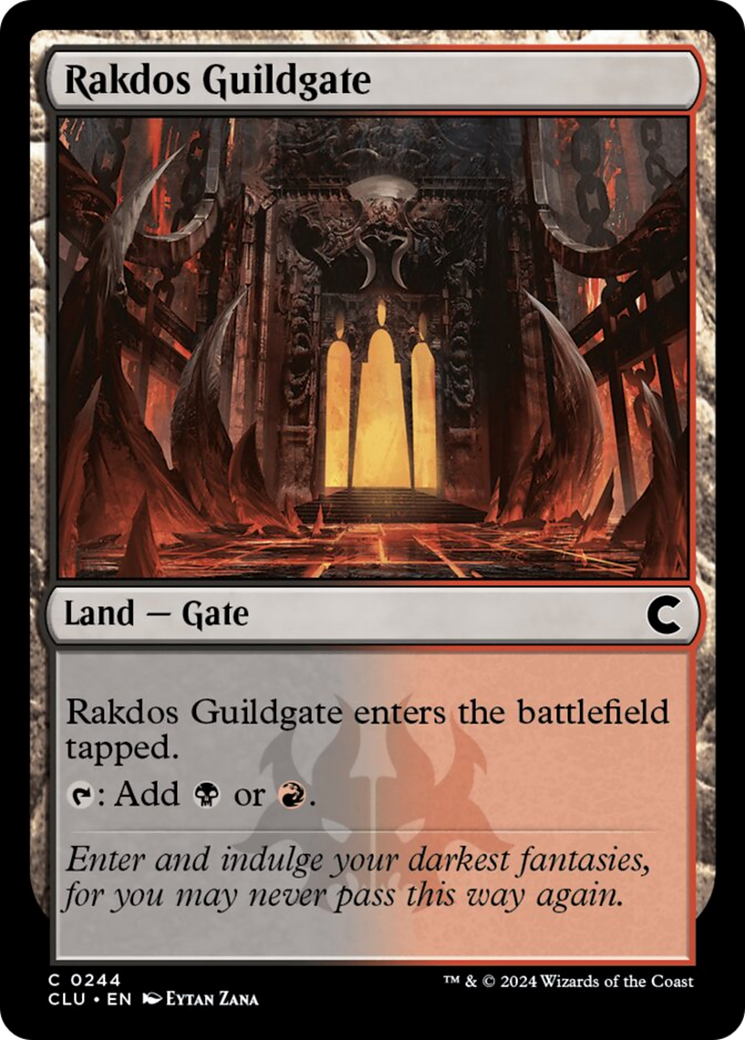 Rakdos Guildgate [Ravnica: Clue Edition] - Destination Retro