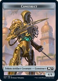 Construct // Soldier Double-sided Token [Core Set 2021 Tokens] - Destination Retro