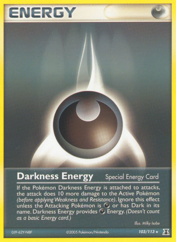 Darkness Energy (103/113) [EX: Delta Species] - Destination Retro